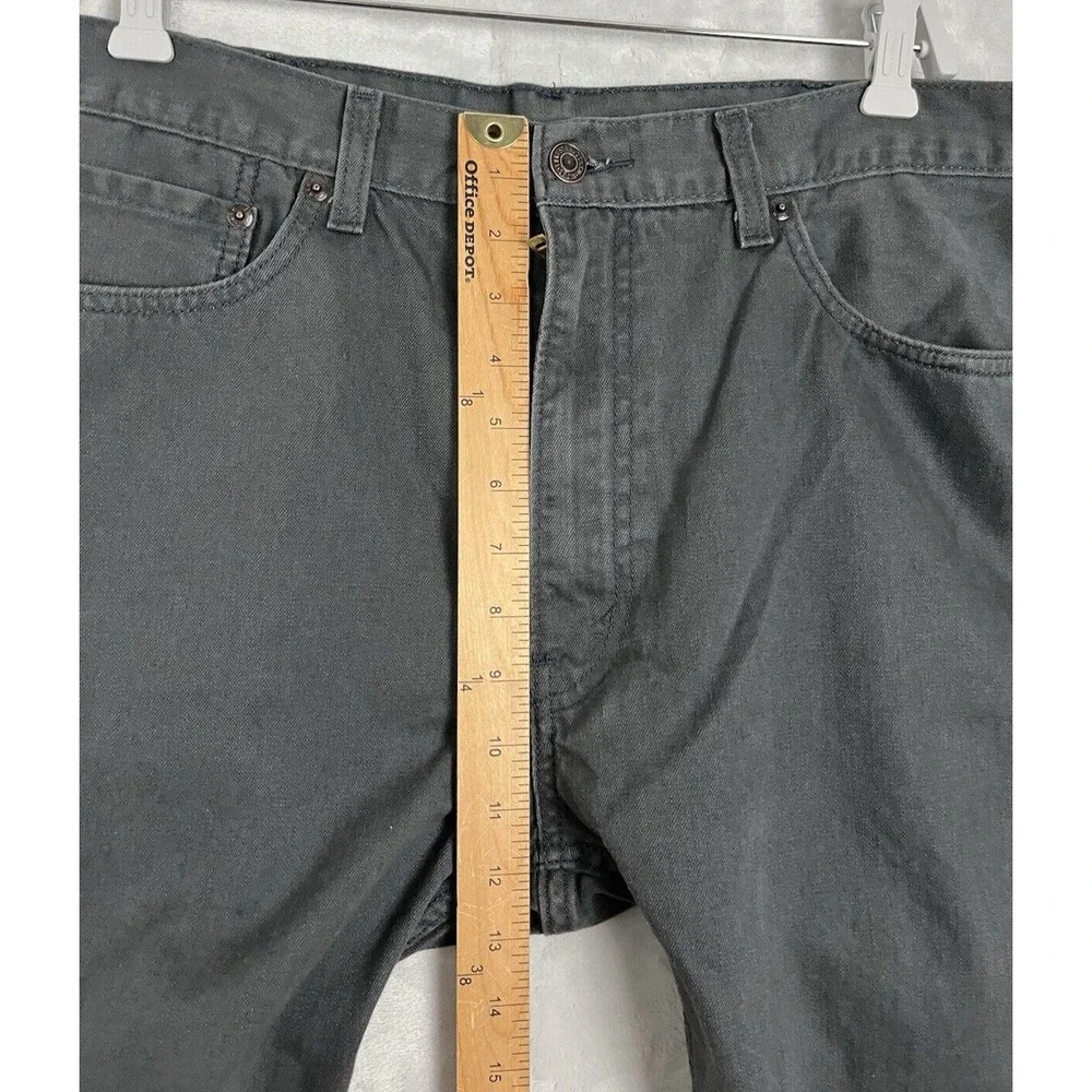 LEVI'S Jeans 505 Men's Size 38x30 Gray Regular Fit Straight Leg Cotton Cowboy